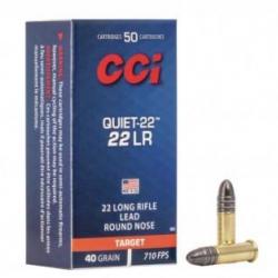 Munitions CCI 22lr Plinking Quiet-22 par 1000