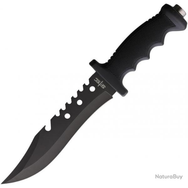 Couteau S-TEC Fixed Blade Lame Acier 3Cr13 Manche & Etui ABS STT228700