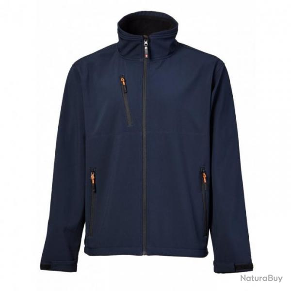 Veste softshell dperlante Singer Safety VERNON/VERNAM 3XL Bleu marine