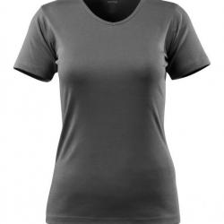 T-shirt modèle femme, encolure en V MASCOT® NICE 51584-967 S Anthracite foncé