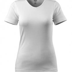 T-shirt modèle femme, encolure en V MASCOT® NICE 51584-967 S Blanc