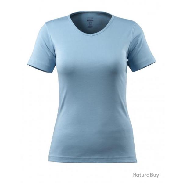 T-shirt modle femme, encolure en V MASCOT NICE 51584-967 S Bleu ciel