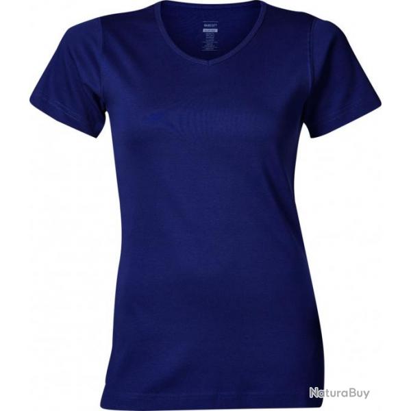 T-shirt modle femme, encolure en V MASCOT NICE 51584-967 S Bleu marine