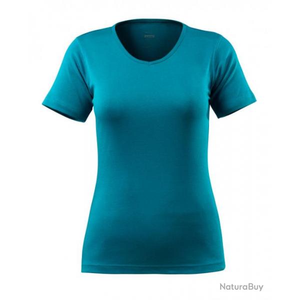 T-shirt modle femme, encolure en V MASCOT NICE 51584-967 S Bleu vert