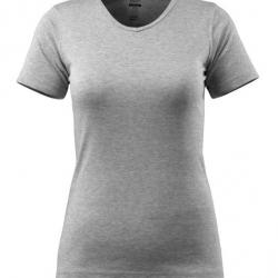 T-shirt modèle femme, encolure en V MASCOT® NICE 51584-967 S Gris
