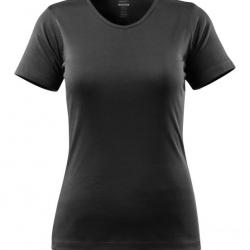T-shirt modèle femme, encolure en V MASCOT® NICE 51584-967 S Noir