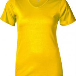 T-shirt modèle femme, encolure en V MASCOT® NICE 51584-967 M Jaune