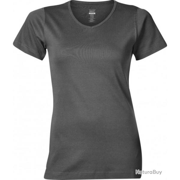 T-shirt modle femme, encolure en V MASCOT NICE 51584-967 M Anthracite