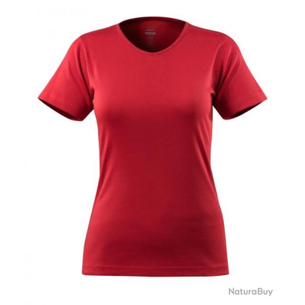 T-shirt modle femme, encolure en V MASCOT NICE 51584-967 Rouge XL