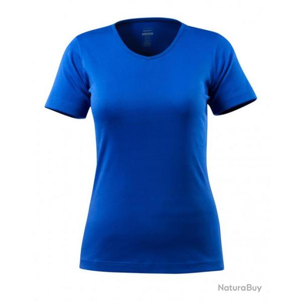 T-shirt modle femme, encolure en V MASCOT NICE 51584-967 Bleu 3XL