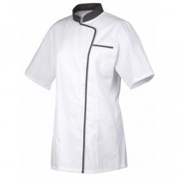 Veste de cuisine bicolore pour femme manches courtes ou longues Robur EXPRESSION MC/ML 1 / XS Manche