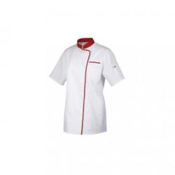 Veste de cuisine bicolore pour femme manches courtes ou longues Robur EXPRESSION MC/ML 6 / 2XL Manch