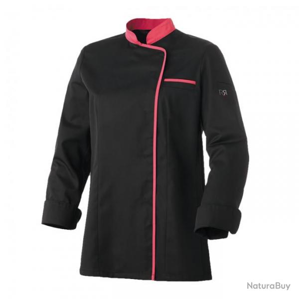 Veste de cuisine bicolore pour femme manches courtes ou longues Robur EXPRESSION MC/ML 00 / 3XS Manc