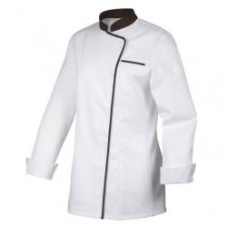 Veste de cuisine bicolore pour femme manches courtes ou longues Robur EXPRESSION MC/ML 2 / S Manches