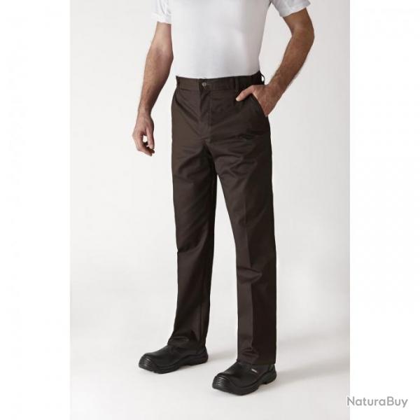 Pantalon de cuisine Robur TIMEO Marron 36