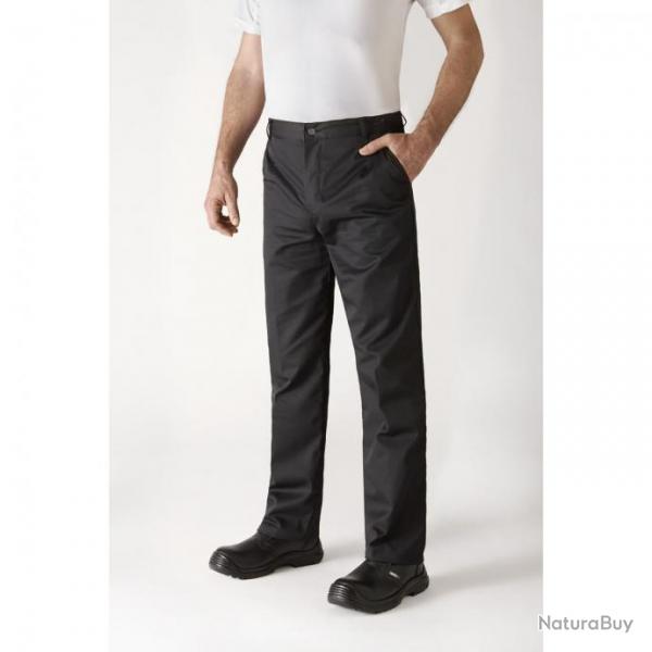 Pantalon de cuisine Robur TIMEO Noir 36