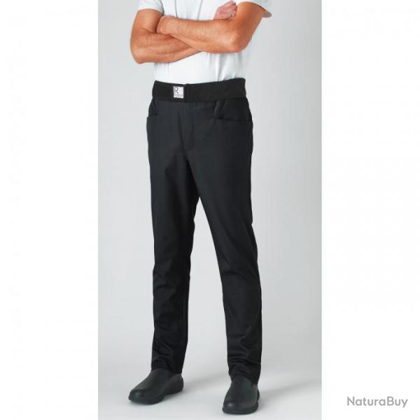 Pantalon de cuisine Robur ARCHET Noir 2 / S