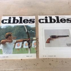lot 2 revues cibles (n° 35 & 36) - Les baïonnettes du système allemand Mauser.... .(06 & 07 / 72)