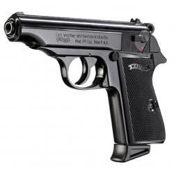 Pistolet 9 mm à blanc Walther PP noir Pistolet à blanc Walther PP noir-AB100