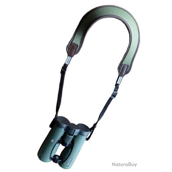 Niggeloh Sangle pour jumelles en noprne. Vert