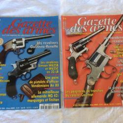lot 2 revues Gazette des armes - 312 & 316 - Gastinne-Renette / Lepage.....- (07 et 12/2000)