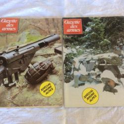 lot 2 revues Gazette des armes - 125 & 126 - P.A armée française 1915-1940...et étuis (01&02/1984)