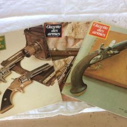 lot 3 revues Gazette des armes - 110-111-112- S&W model 1...(10 à 12/1982)