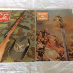 lot 2 revues Gazette des armes - 78 & 79 - les Chassepot 1858 et 1862.... (01 & 02/1984)