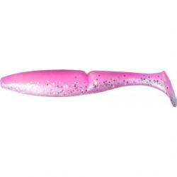 Leurre One Up Shad 6" 15cm Sawamura par 4 PINK BACK GLITTER BELLY