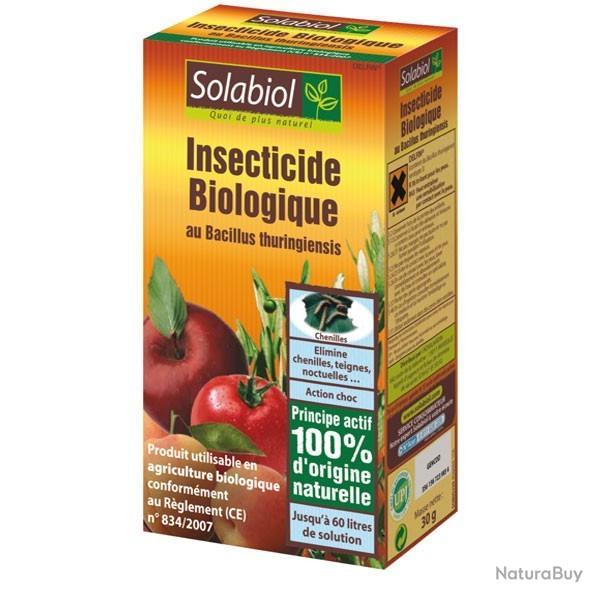 Insecticide biologique Bacillus Thuringiensis, 50 litres
