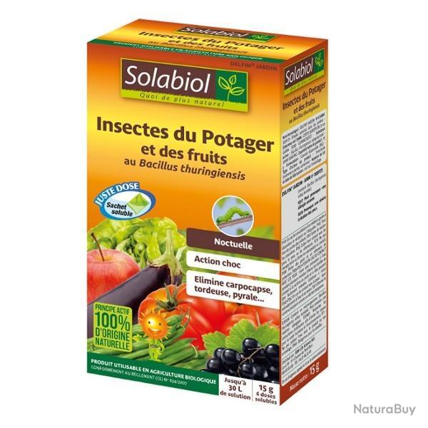 Insecticide biologique potager et fruits Bacillus Thuringiensis, 30 litres