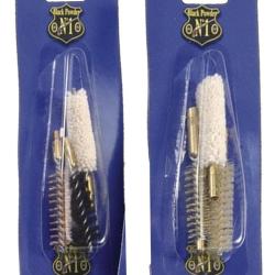 Lot de 3 brosses embout mâle. Cal.69