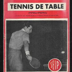 règles de tennis de table ping-pong