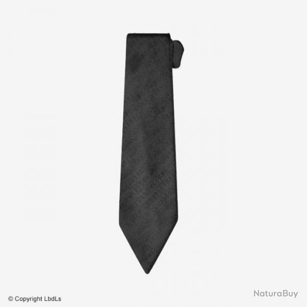 Cravate  lastique unie ray noire