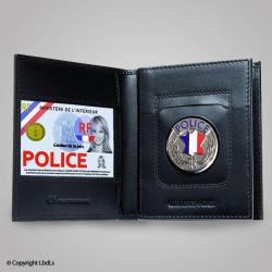 Porte carte 3 volets empl. médaille+nouvelle carte+Navigo+carte de crédit