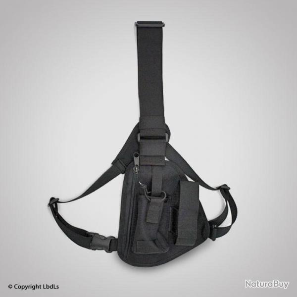 Harnais poitrine porte radio Police en cordura