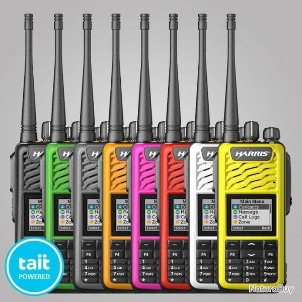 Radio TAIT TP3350 avec GPS, PTI, Bluetooth, vibreur chargeur et batt. 2000mAh