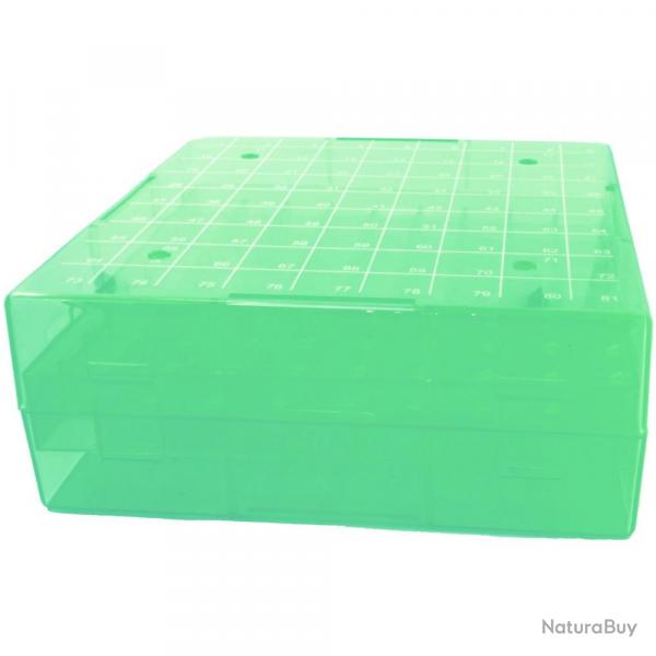 1 bote en polypropylne 81 places pour stocker des dosettes - Vert