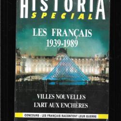 les français 1939-1989 villes nouvelles l'art aux enchères historia spécial n 1 septembre 1989