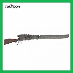 Tourbon Housse de fusil de chasse en Silicone traité 128cm Gris LIVRAISON GRATUITE
