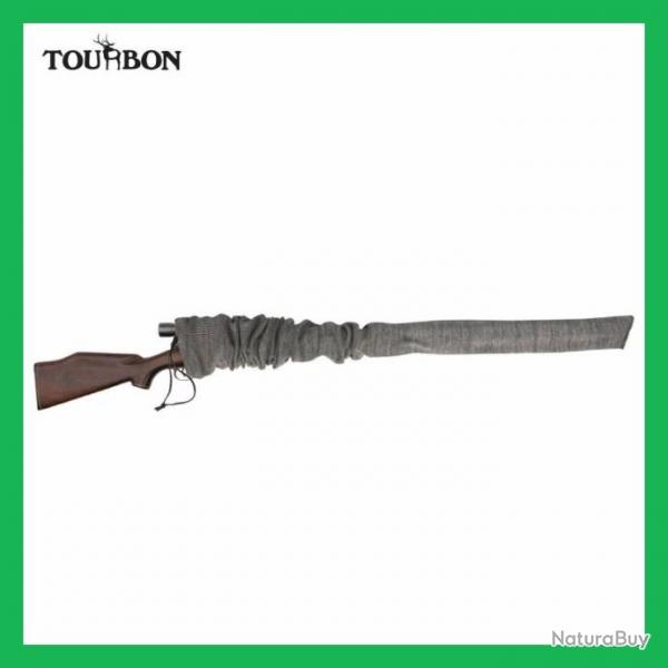 Tourbon Housse de fusil de chasse en Silicone trait 128cm Gris LIVRAISON GRATUITE