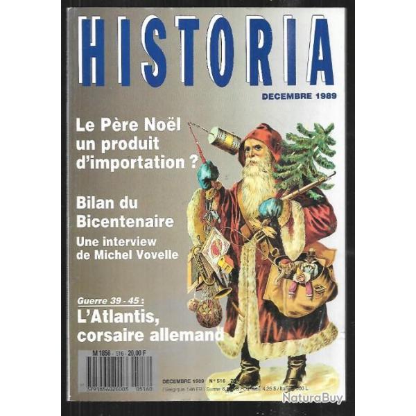 atlantis corsaire allemand, automates, le pre noel, la comtesse balbi historia n516 dcembre 1989