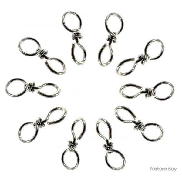 Pack 10 merillons inox