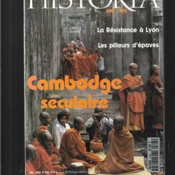 la résistance à lyon, cambodge séculaire , pilleurs d'épaves, toulouse lautr historia n°545 mai 1992