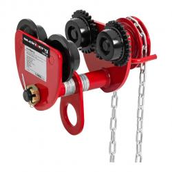 Chariot pour palan 1 000 kg largeur de fer de 77 - 133 mm avec chaîne 14_0000988