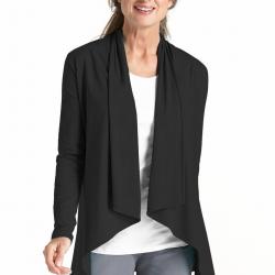 Gilet long fin pour Femmes ZnO - noir 42 (L)