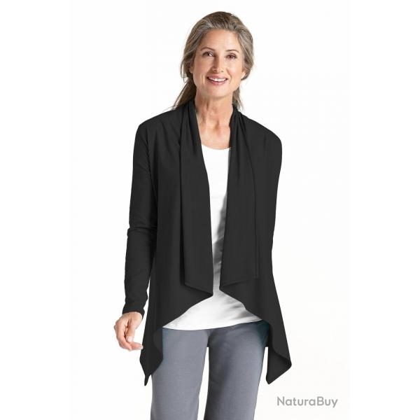 Gilet long fin pour Femmes ZnO - noir 42 (L)
