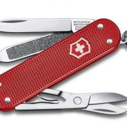 0.6221.201G Couteau suisse Victorinox Classic Alox rouge