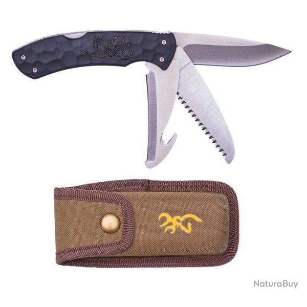 Couteau pliant Primal Kodiak noir Browning