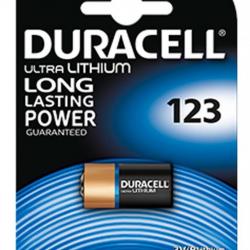 Pile Lithium CR123 3 volts - Duracell